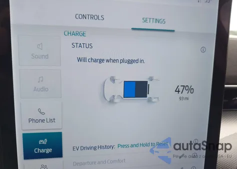 2021 Ford Mustang Mach-E Select из США, поврежденный, VIN 3FMTK1SS6MMA36477